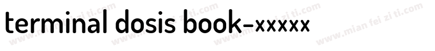 terminal dosis book字体转换